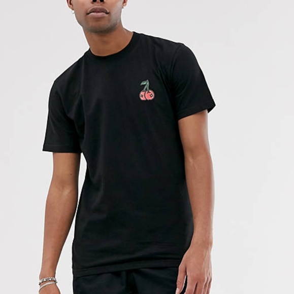 Chinatown Market Cherry T-Shirt | Black | Short Sleeve | Men's Large | Logo - Picture 4 of 5